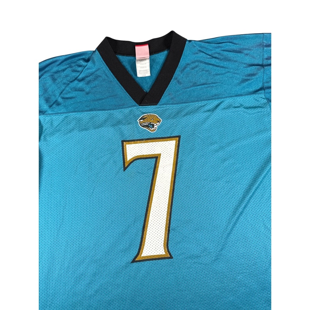 Vintage Reebok Jacksonville Jaguars Byron Leftwich Jersey Mens Large #7 Fooball